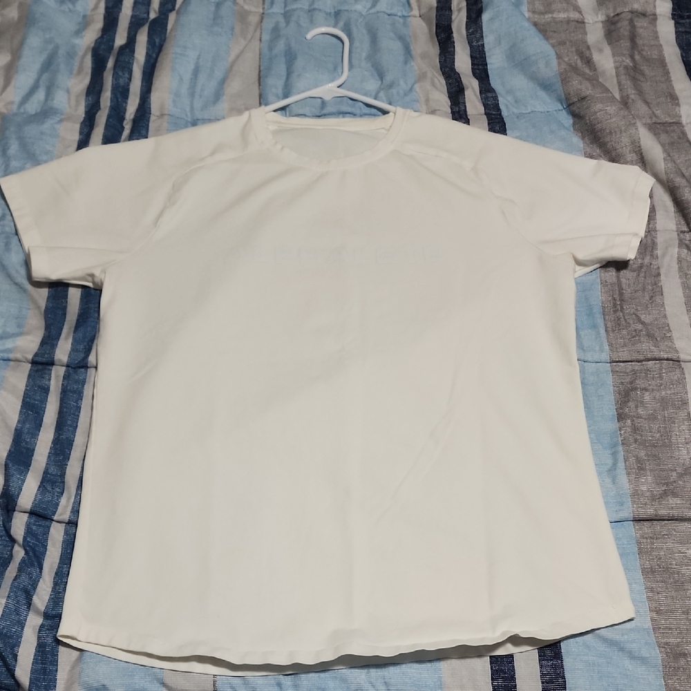 Alphalete T Shirt Large White
